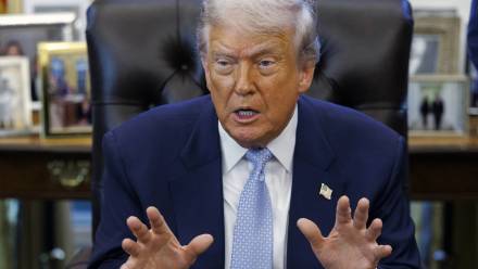 Prezydent USA Donald Trump. Fot. PAP/EPA/WILL OLIVER / POOL 