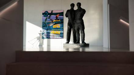 Dwie nowe ekspozycje "Miasto kobiet" i "Kwestia kobieca 1550–2025" zainaugurowały drugi rok działalności Muzeum Sztuki Nowoczesnej w Warszawie. Fot. PAP/Szymon Pulcyn