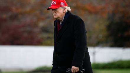 Donald Trump, fot. PAP/EPA/BLOOMBERG POOL/GRAEME SLOAN / POOL