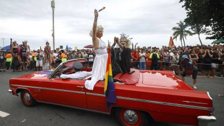 Parada w Rio de Janeiro, fot. PAP/EPA/EFE/Antonio Lacerda