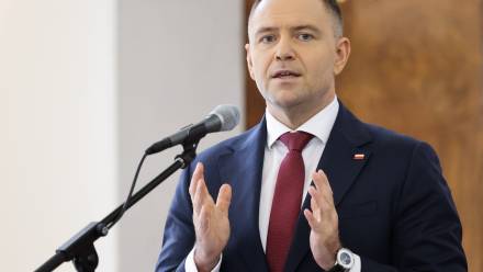 Karol Nawrocki. Fot. PAP/Albert Zawada