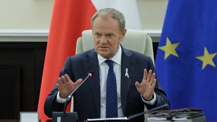 Premier Donald Tusk. Fot. PAP/Paweł Supernak