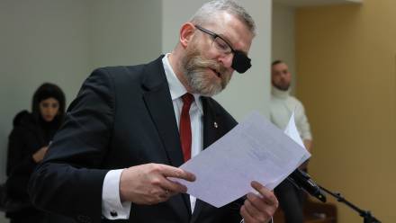 Grzegorz Braun Fot. PAP/Paweł Supernak