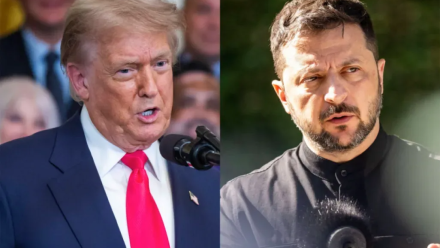 Donald Trump i Wołodymyr Zełenski Fot. PAP/EPA/JIM LO SCALZO/IDA MARIE ODGAARD