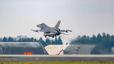 F-16. Photo/PAP/ Jakub Kaczmarczyk