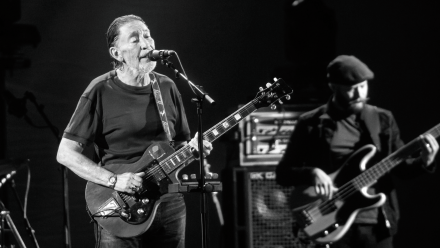 Piosenkarz rockowy i bluesowy Chris Rea. Fot. PAP/EPA/BALAZS MOHAI HUNGARY