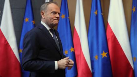 Premier Donald Tusk. Fot. PAP/Leszek Szymański