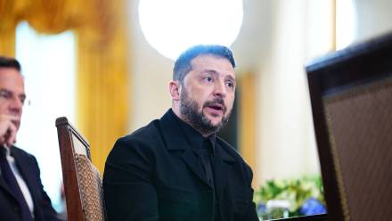 Volodymyr Zelensky. Fot. EPA/AARON SCHWARTZ / POOL