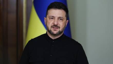 Wołodymyr Zełenski. Fot. PAP/Viktor Kovalchuk