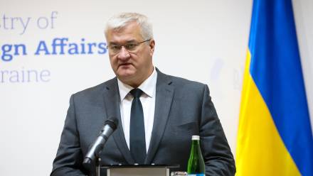 Andrij Sybiha. Fot. PAP/Victor Kovalchuk