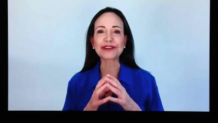 Maria Corina Machado, fot. PAP/EPA/EFE/Paolo Aguilar