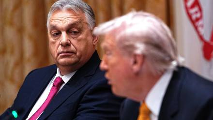 Viktor Orban i Donald Trump Fot. PAP/EPA/AARON SCHWARTZ