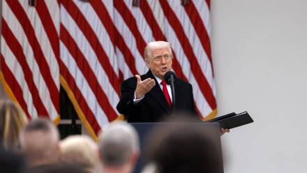 Donald Trump, fot. PAP/EPA/EPA POOL/WILL OLIVER / POOL