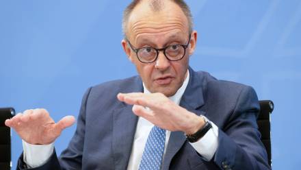 Kanclerz Niemiec Friedrich Merz. Fot. PAP/EPA/STRINGER