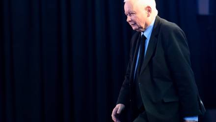 Prezes PiS Jarosław Kaczyński. Fot. PAP/Wojtek Jargiło