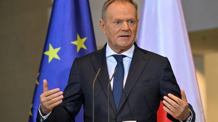 Premier Donald Tusk. Fot. PAP/Radek Pietruszka