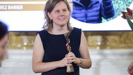 Konkurs „Człowiek bez barier” organizowany jest od 20 lat przez Stowarzyszenie Przyjaciół Integracji. Dr Izabela Dłużyk. Fot. PAP/Tomasz Gzell