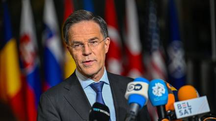 Sekretarz generalny NATO Mark Rutte, fot. PAP/Wiktor Dąbkowski