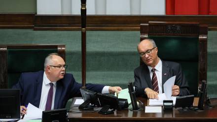 Sala obrad Sejmu. Fot. PAP/Paweł Supernak