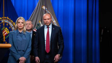 Zastępca dyrektora FBI Dan Bongino, fot. PAP/EPA/MAANSI SRIVASTAVA