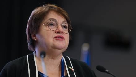 Iryna Mykychak Fot. PAP/Marcin Obara