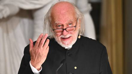 László Krasznahorkai Fot. PAP/EPA/Claudio Bresciani