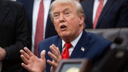 Prezydent USA. Donald Trump. Fot. PAPEPA/FRANCIS CHUNG / POOL