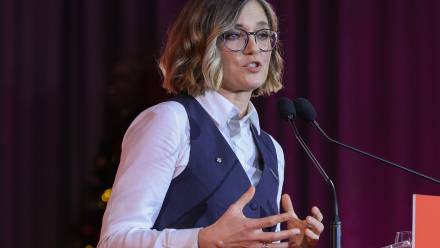 Wicemarszałek Senatu Magdalena Biejat, fot. PAP/Rafał Guz