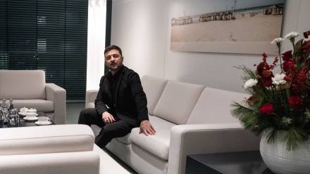 Prezydent Ukrainy Wołodymyr Zełenski. Fot. PAP/EPA/	NADJA WOHLLEBEN / POOL