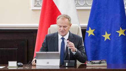 Premier Donald Tusk, fot. PAP/Tomasz Gzell