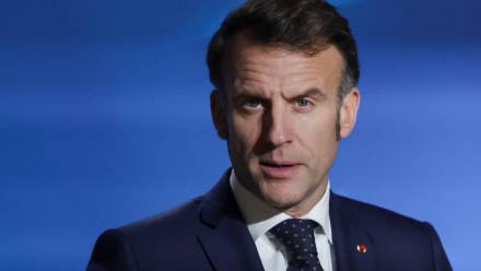 Emmanuel Macron Fot. PAP/EPA/OLIVIER MATTHYS