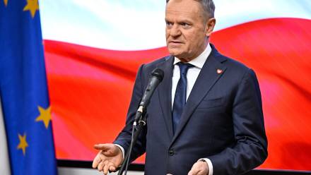 Premier Donald Tusk. Fot. PAP/Wiktor Dąbkowski