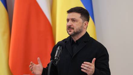 Prezydent Ukrainy Wołodymyr Zełenski, fot. Paweł Supernak