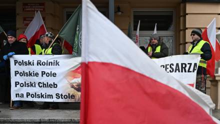 Ogólnopolski protest rolników przeciwko umowie z Mercosur, fot. PAP/Darek Delmanowicz