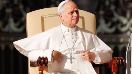Papież Leon XIV Fot. PAP/EPA/GIUSEPPE LAMI