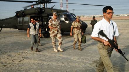 Żołnierze Delta Force podczas I wojny w Zatoce Perskiej. Fot. Dean W. Wagner/ Wikipedia Commons