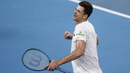 Hubert Hurkacz. Fot. EPA/MARK EVANS