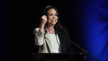 Maria Corina Machado. Fot. PAP/EPA/MIGUEL GUTIERREZ 