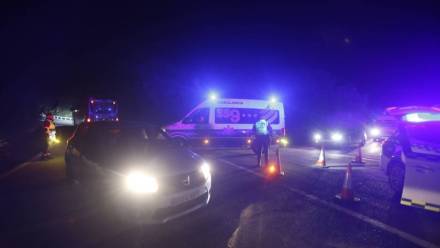 Miejsce wypadku kolejowego na trasie Malaga-Madryt. Fot. PAP/EPA/SALAS