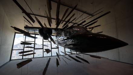 Muzeum Jamesa Bonda w Sölden Fot. PAP/EPA/DANIEL KOPATSCH