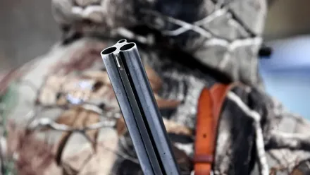 Myśliwy podczas polowania, zdjęcie ilustracyjne Fot. PAP/Darek Delmanowicz