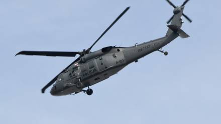 Policyjny Black Hawk Fot. PAP/Darek Delmanowicz