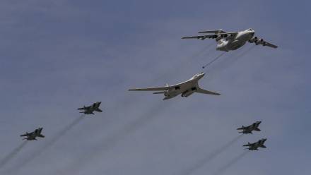 Rosyjskie samoloty (zdjęcie ilustracyjne). Fot. EPA/SERGEI ILNITSKY