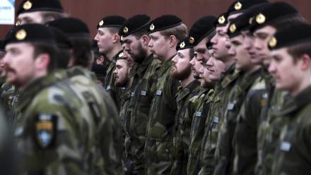 Szwedzkie wojsko. Fot. PAP/EPA/VALDA KALNINA