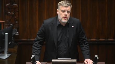 Adrian Zandberg. Fot. PAP/Radek Pietruszka