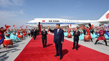 Prezydent Chin Xi Jinping. Fot. EPA/XINHUA / Xie Huanchi