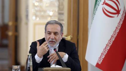 Abbas Aragczi. Fot. PAP/EPA/ABEDIN TAHERKENAREH