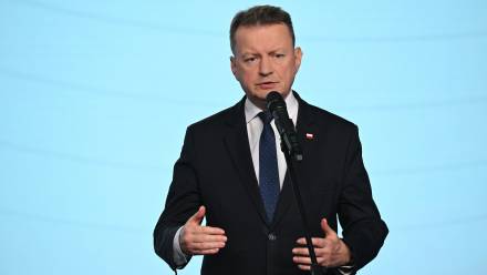 Mariusz Błaszczak. Fot. PAP/Radek Pietruszka