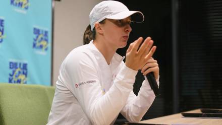 Iga Świątek. Fot. PAP/Lech Muszyński