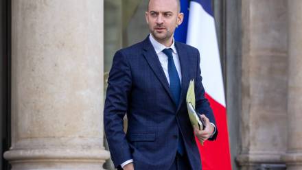 Szef MSZ Francji Jean-Noel Barrot. Fot. PAP/EPA/CHRISTOPHE PETIT TESSON